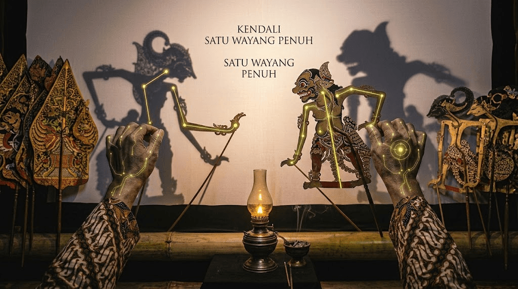Mode Lanjutan: Satu Wayang Penuh Dua Tangan